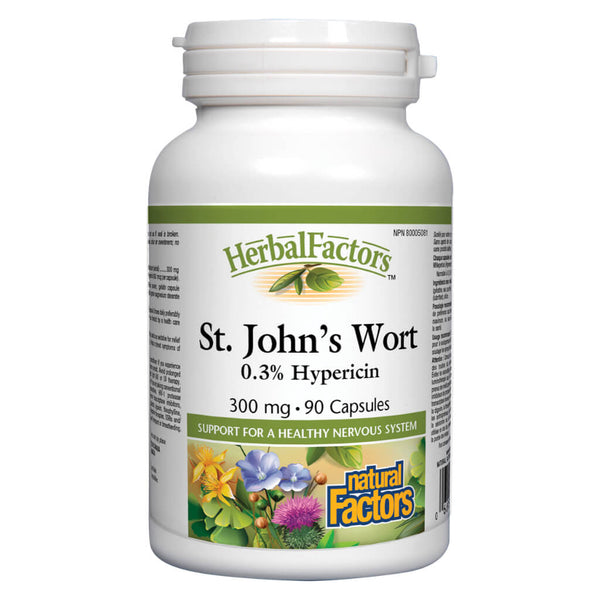 Bottle of St. John's Wort 300 mg 90 Capsules
