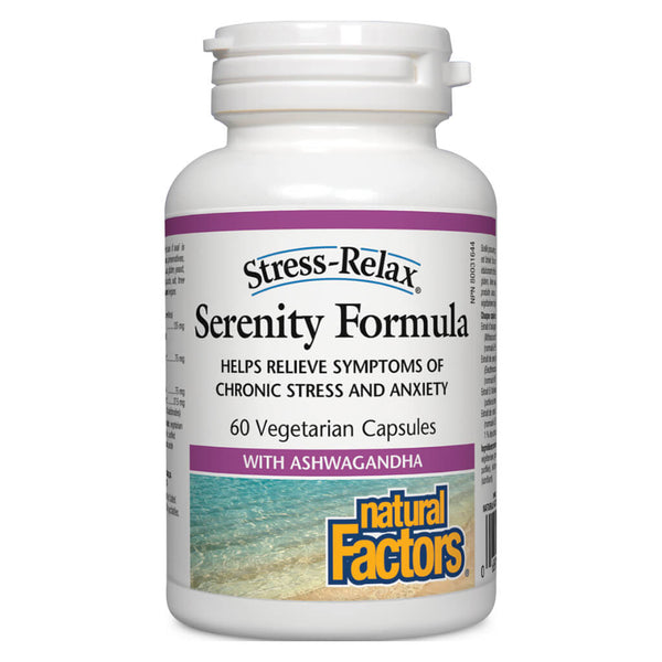 NaturalFactors StressRelaxSerenityFormula 60VegetarianCapsules