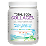 Container of Total Body Collagen Powder Orange Flavour 500 Grams