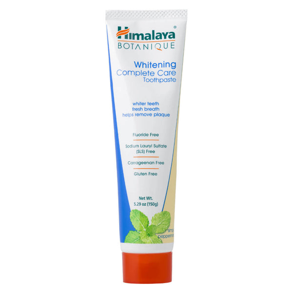 Tube of Whitening Complete Care Toothpaste Simply Peppermint 150 Grams